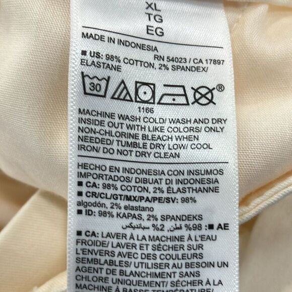 NWT ON XL Cream Stretch Pull On High Waisted Cuffed Sho… - Picture 9 of 11